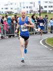 Ged Sarp (Birtley AC) in the North Tyneside 10k Road Race from North Shields to Whitley Bay.
